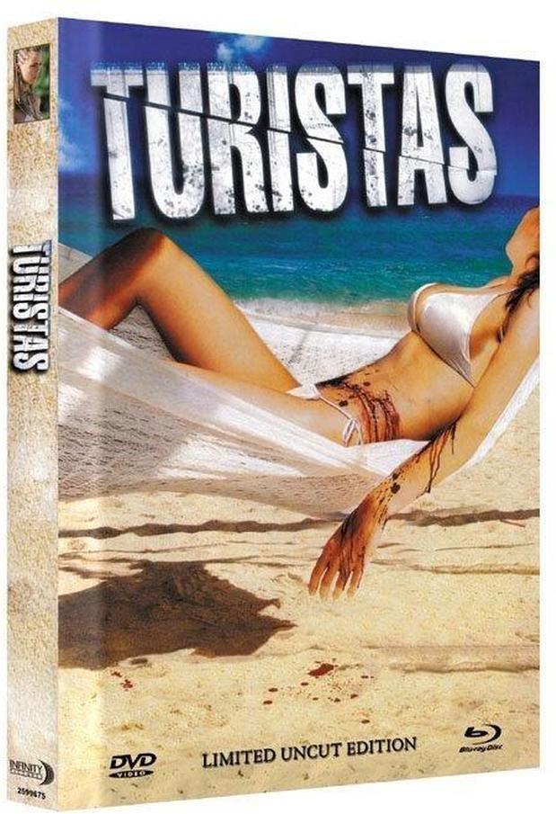 Turistas (2006) Cover B, Collector's Edition Limitata, Mediabook, Uncut, Blu-ray + DVD