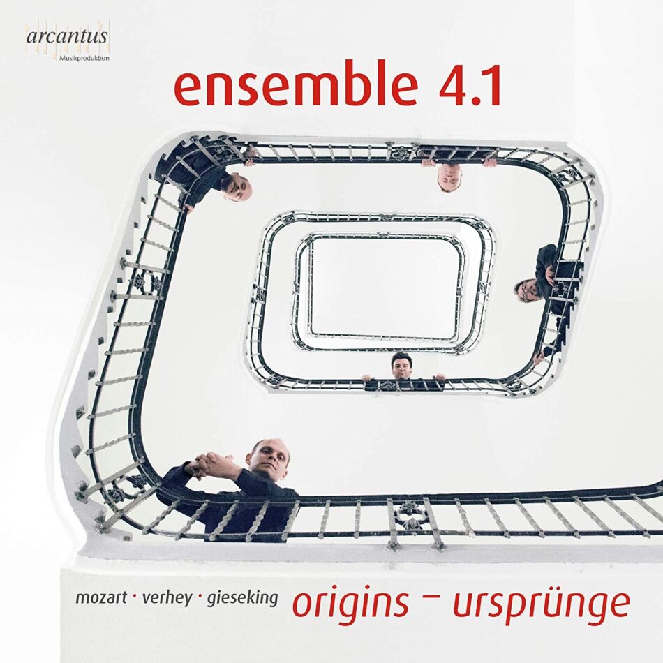 Ensemble 4.1, Wolfgang Amadeus Mozart (1756-1791), Theodoor Verhey (1848-1929) & Walter Gieseking (1895-1956) - Origins