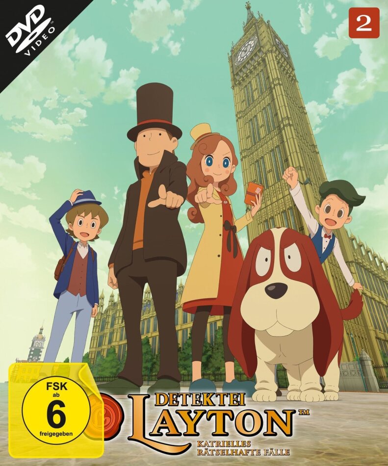 Detektei Layton - Katrielles rätselhafte Fälle - Vol. 2 2 DVD