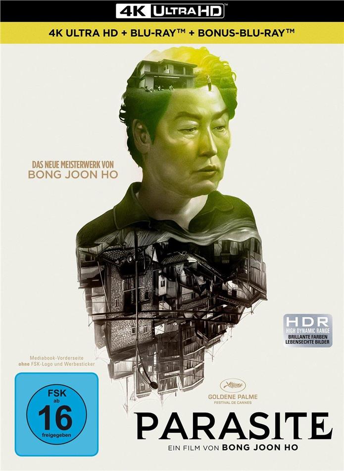 Parasite (2019) Cover B, Edizione Limitata, Mediabook, 4K Ultra HD + 2 Blu-ray