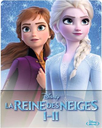 La Reine des Neiges 1 & 2 (Edizione Limitata, Steelbook, 2 Blu-ray)