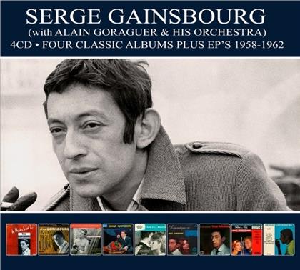 Serge Gainsbourg - Four Classic Albums Plus Eps 1958-1962 (Digipack, 4 CDs)