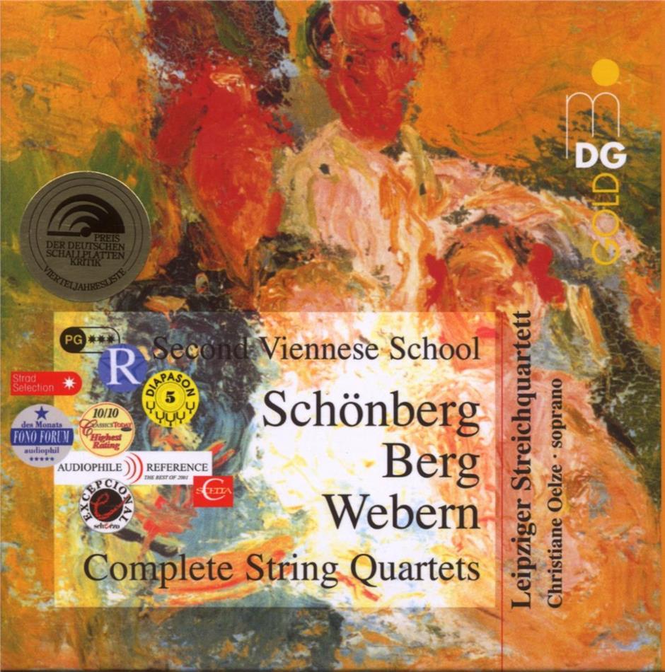Leipziger Streichquartett, Arnold Schönberg (1874-1951), Alban Berg (1885-1935) & Anton Webern (1883-1945) - Second Viennese School 5 CD