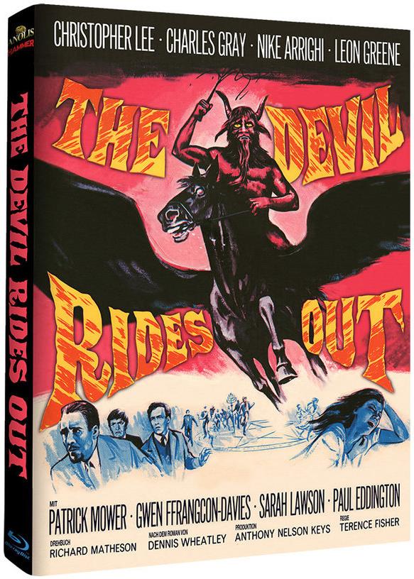 The Devil Rides Out (1968) Hammer Edition, Cover A, Édition Limitée, Mediabook, 2 Blu-ray