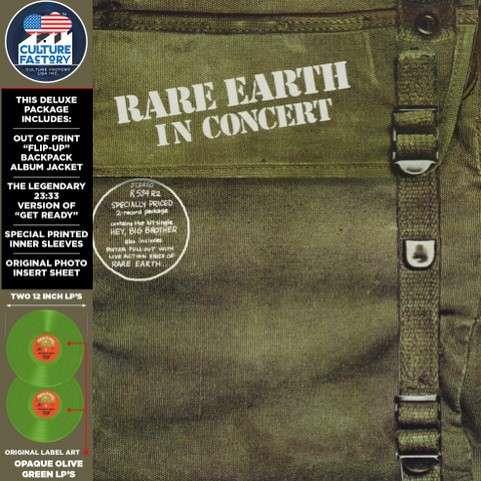 Rare Earth - In Concert 2020 Reissue, Culture Factory, Green Vinyl, LP