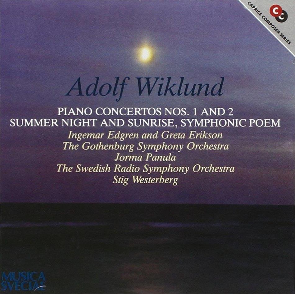 Adolf Wiklund (1879-1950), Jorma Panula, Stig Westerberg, Ingemar Edgren, Greta Erikson, … - Piano Concertos No. 1 & 2
