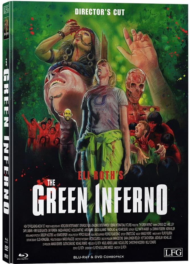 The Green Inferno (2013) Cover A, Director's Cut, Limited Edition, Mediabook, Uncut, Blu-ray + DVD