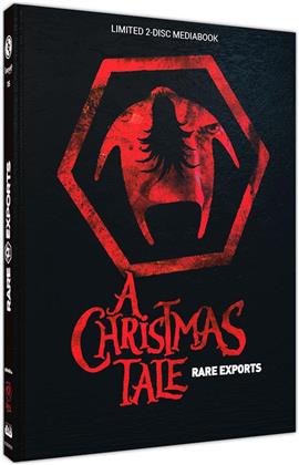 Rare Exports - A Christmas Tale (2010) (Cover C, Édition Limitée, Mediabook, Uncut, Blu-ray + DVD)
