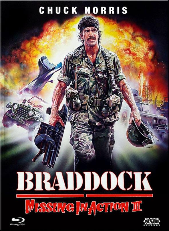Braddock: Missing in Action 3 (1988) Cover A, Édition Collector Limitée, Mediabook, Blu-ray + DVD