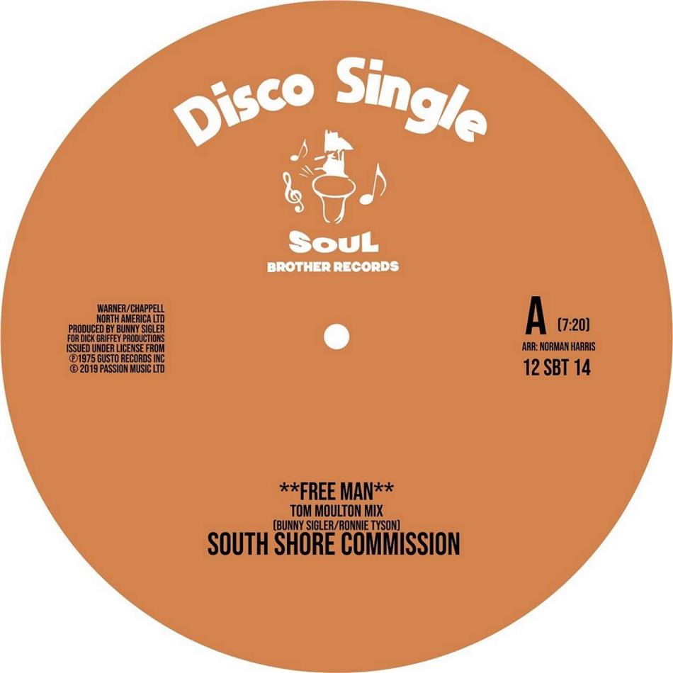 Ultra High Frequency & South Shore Commission - Free Man/We're On The Right Track (Moulton Mixes) 12" Maxi