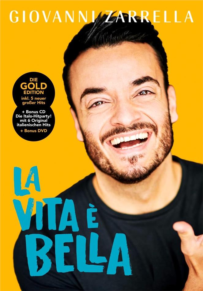 Giovanni Zarrella - La vita è bella Gold Édition, Limited Fanbox, CD + DVD