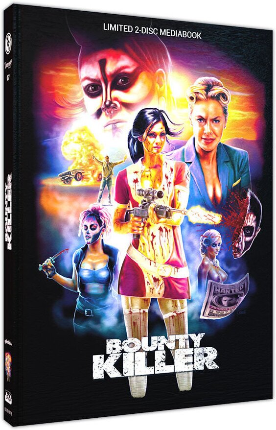 Bounty Killer (2013) Cover B, Edizione Limitata, Mediabook, Blu-ray + DVD