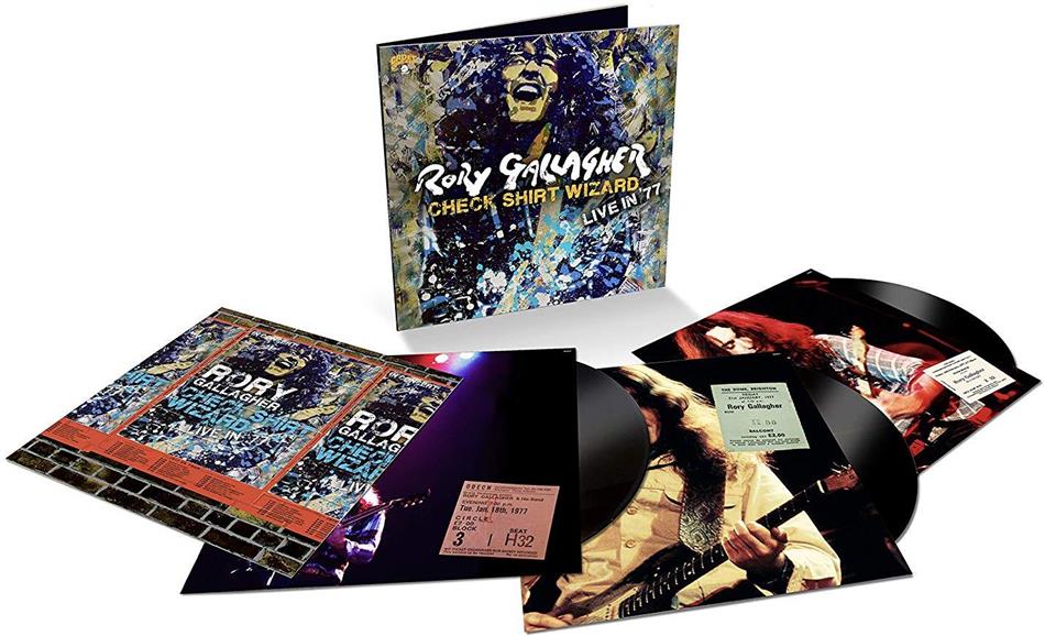 Rory Gallagher - Check Shirt Wizard - Live In '77 3 LP
