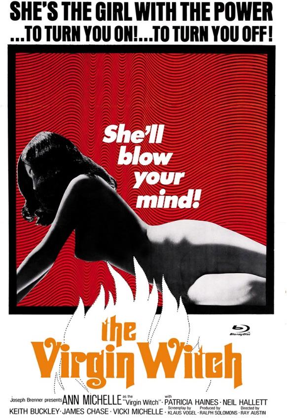 The Virgin Witch (1972) Grosse Hartbox, Cover D, Edizione Limitata