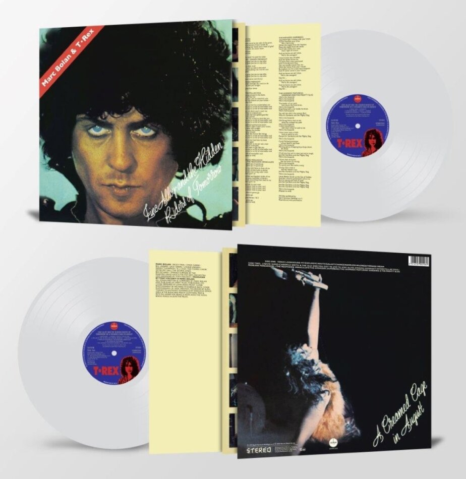 Marc Bolan & T.Rex (Tyrannosaurus Rex) - Zinc Alloy 2020 Reissue, Demon Records, Clear Vinyl, LP