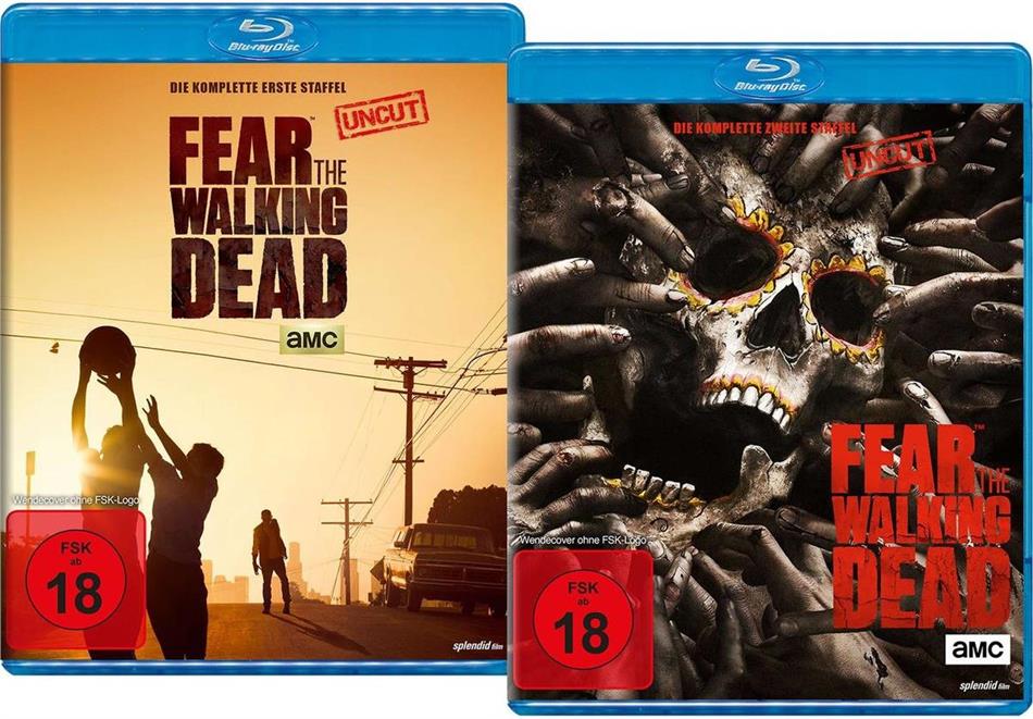Fear the Walking Dead - Staffel 1+ 2 Uncut, 6 Blu-ray
