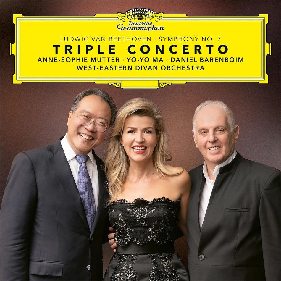 Anne-Sophie Mutter, Yo-Yo Ma, Daniel Barenboim & Ludwig van Beethoven (1770-1827) - Triple Concerto & Symphony 2 LPs