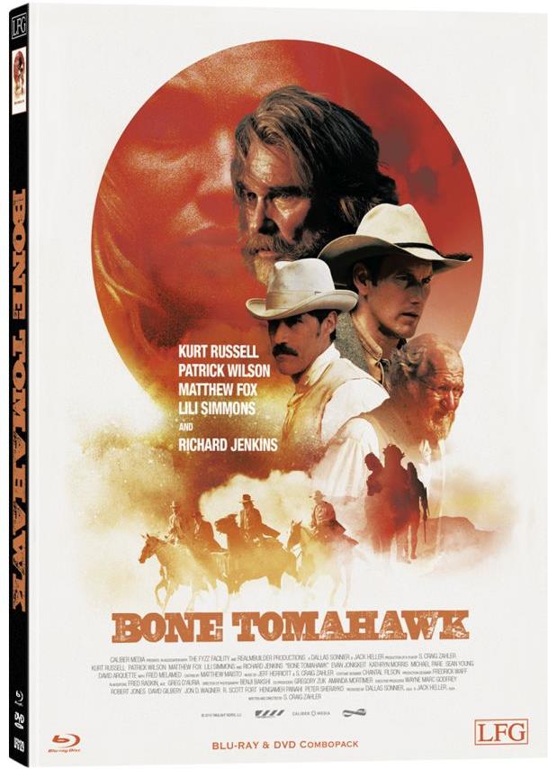 Bone Tomahawk (2015) Cover C, Édition Limitée, Mediabook, Blu-ray + DVD