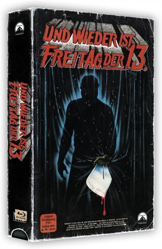 Und wieder ist Freitag der 13. - Freitag der 13. - Teil 3 (1982) VHS Retro Edition, VHS Box, Limited Edition, Blu-ray + DVD