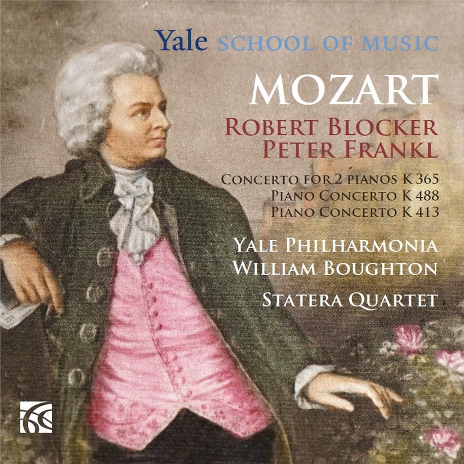 Statera Quartet, Wolfgang Amadeus Mozart (1756-1791), William Boughton, Robert Blocker, … - Piano Concertos K365 (for Piano & String Quartet) - K488, K413