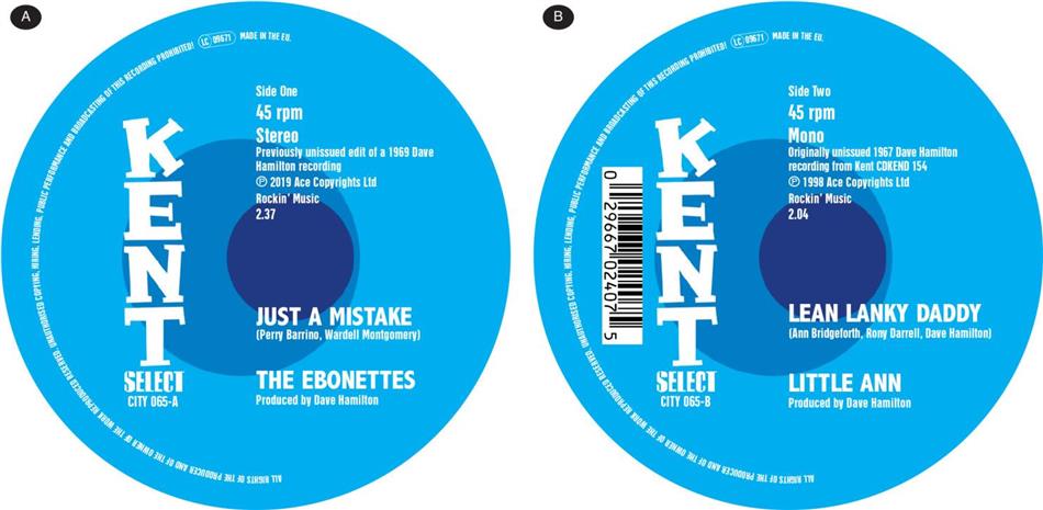 Little Ann & Ebonettes - Just A Mistake/Lean Lanky Daddy LP