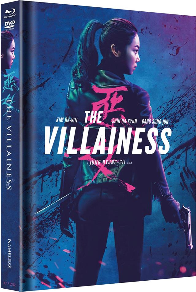 The Villainess (2017) Cover B, Limited Edition, Mediabook, Blu-ray + DVD
