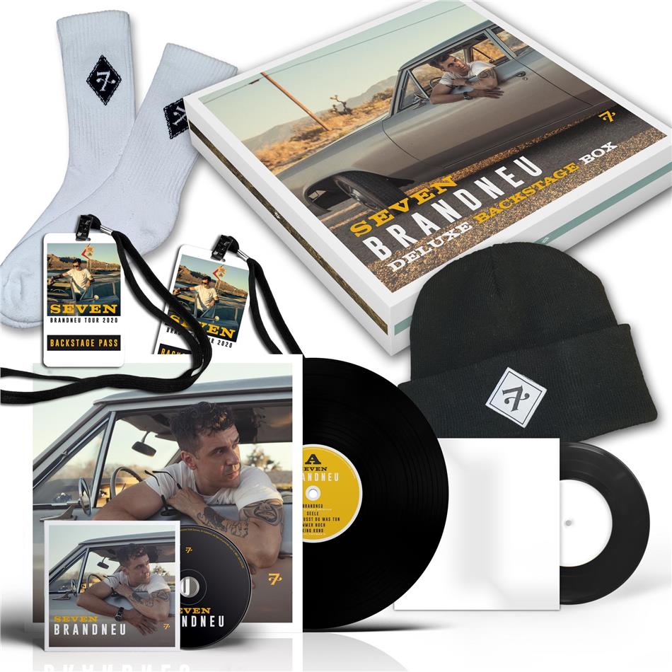 jan SEVEN dettwyler - Brandneu Limited Deluxe Backstage Box, CD + LP + 7" Single
