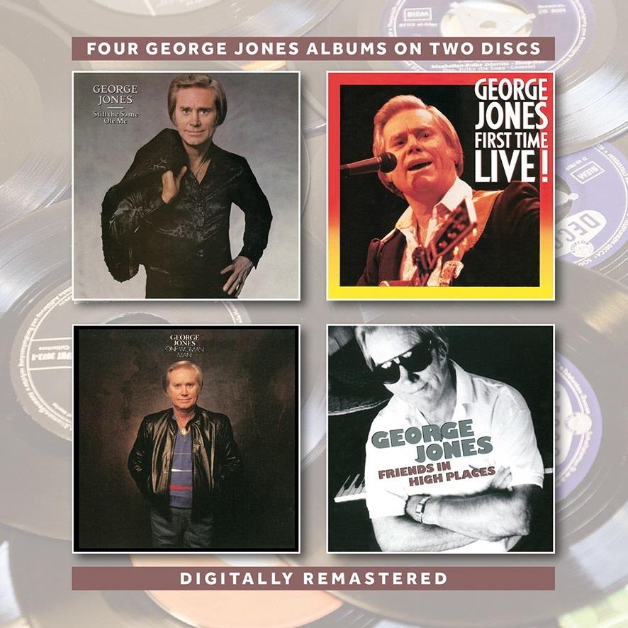 George Jones - Still The Same Ole Man/First Time Live/One Woman Man 2020 Reissue, BGO, 2 CD