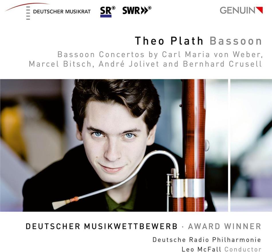 Carl Maria von Weber (1786-1826), Marcel Bitsch (1921-2011), André Jolivet (1905-1974), Bernhard Henrik Crusell (1775-1838), … - Bassoon Concertos - Fagottkonzerte