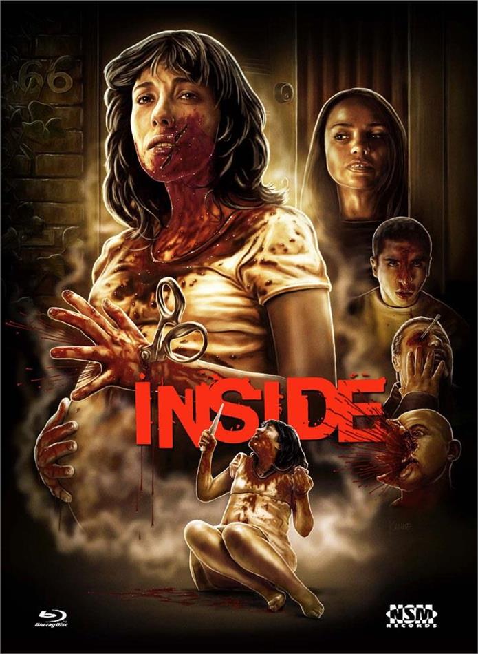 Inside (2007) Cover F, Édition Collector Limitée, Mediabook, Blu-ray + DVD