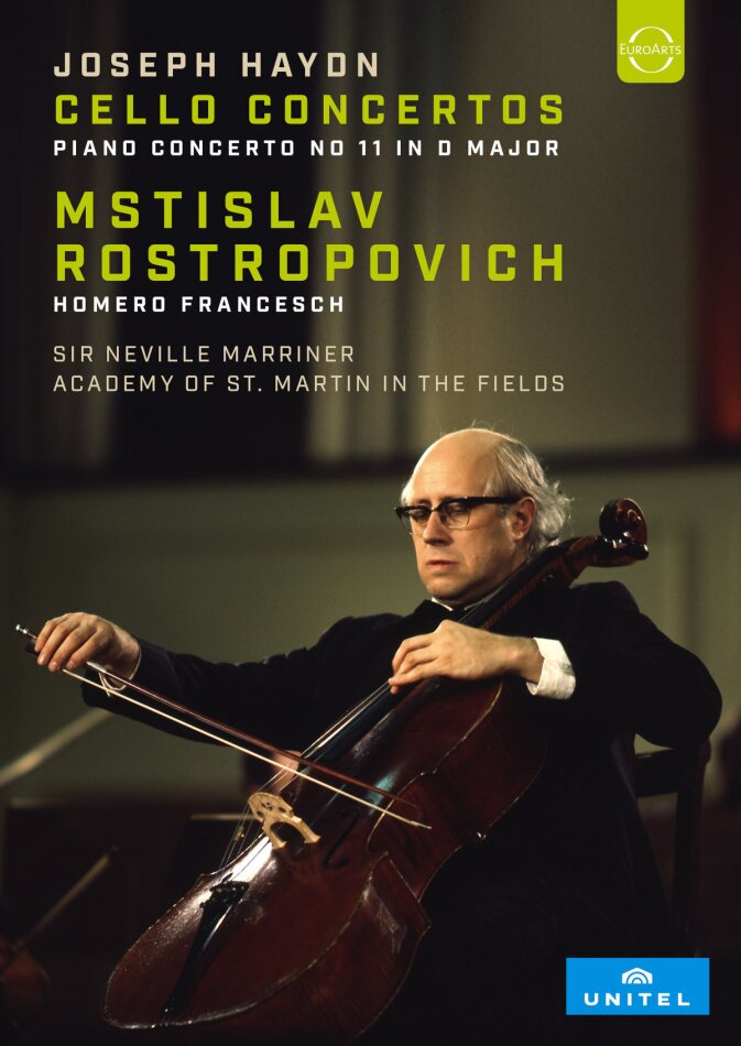 Academy of St Martin in the Fields, Neville Sir Marinner & Mstislav Rostropovitsch - Haydn - Cello Concertos / Piano Concerto No 11 in D Major Unitel Classica