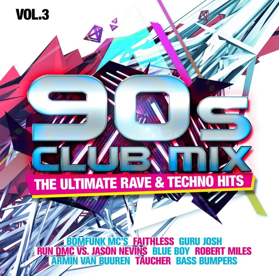 90S Club Mix Vol. 3 - The Ultimative Rave & Techno 2 CDs