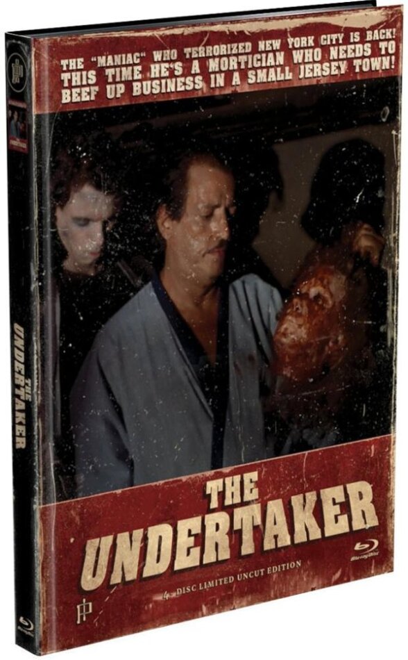 The Undertaker (1988) Cover E, Bloody Premium Edition, Limited Edition, Mediabook, Uncut, 2 Blu-rays + 2 DVDs