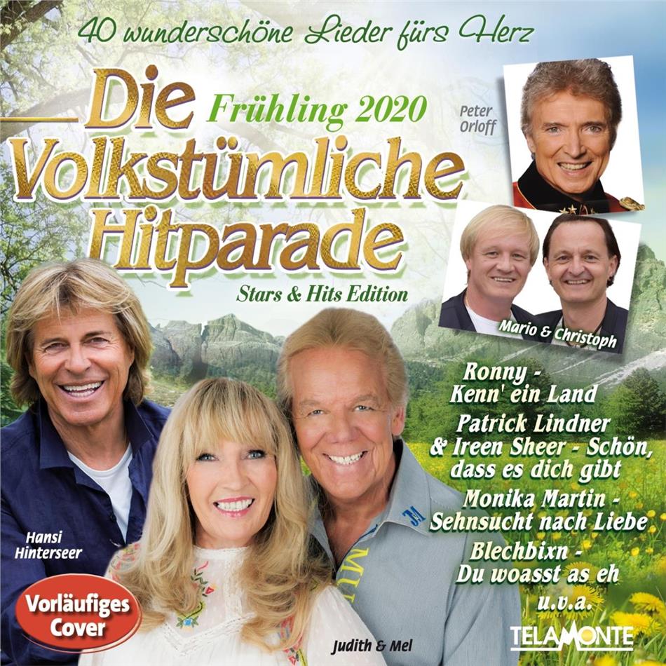 Die Volkstümliche Hitparade Frühling 2020 2 CD