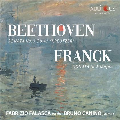 Ludwig van Beethoven (1770-1827), C&eacute;sar Franck (1822-1890), Fabrizio Falasca & Bruno Canino - Sonata N.9 Op. 47 Kreutzer, Sonata in A Major