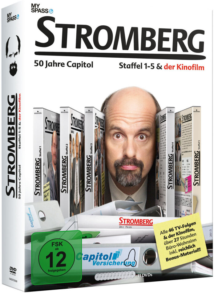 Stromberg - Staffel 1-5 + Film 11 DVDs