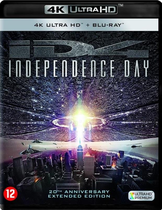 Independence Day (1996) Édition 20ème Anniversaire, Extended Edition, Version Cinéma, 4K Ultra HD + Blu-ray
