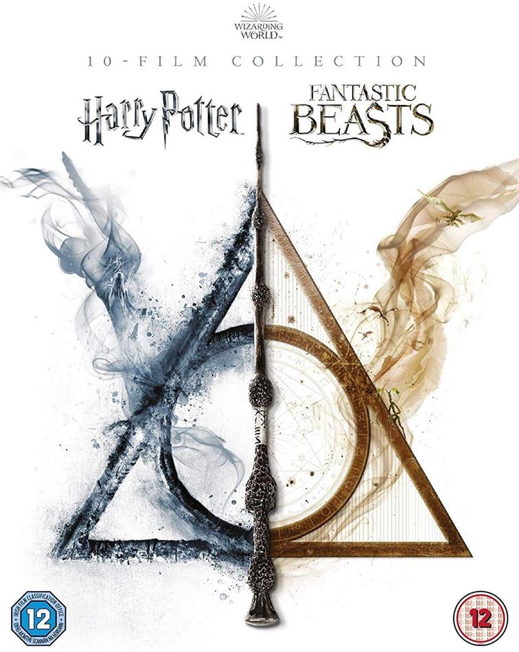 Harry Potter 1-8 / Fantastic Beasts 1+2 18 DVDs