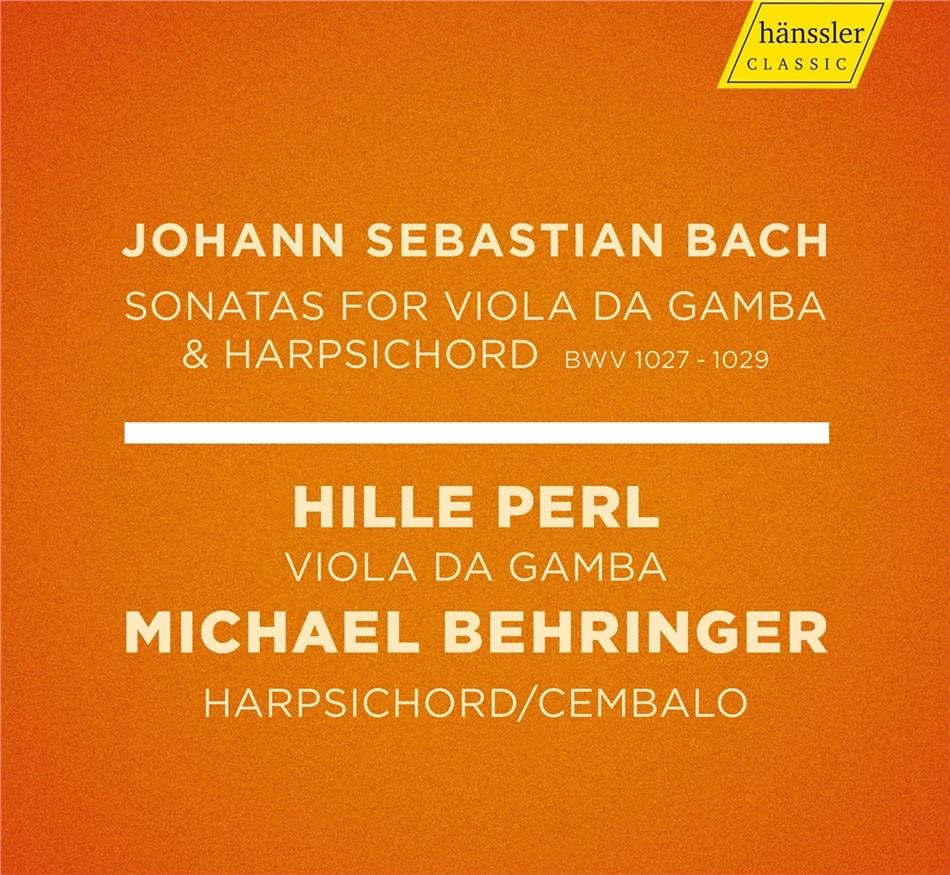 Johann Sebastian Bach (1685-1750), Michael Behringer & Hille Perl - Sonatas For Viola Da Gamba & Harpsichord 1027-1029