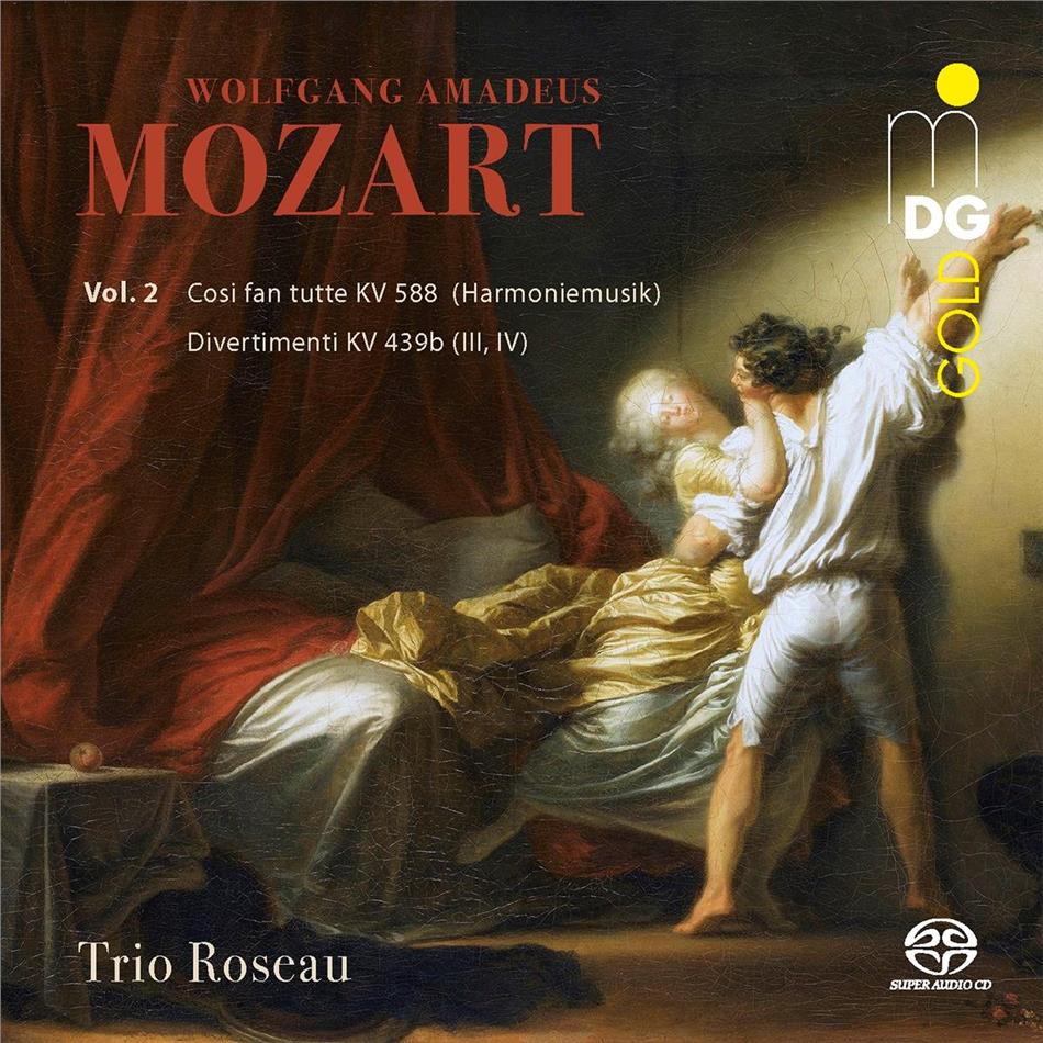 Trio Roseau, Wolfgang Amadeus Mozart (1756-1791), Rachel Frost, Ulf-Guido Schäfer & Malte Refardt - Divertimenti KV439b (Vol.2) Hybrid SACD