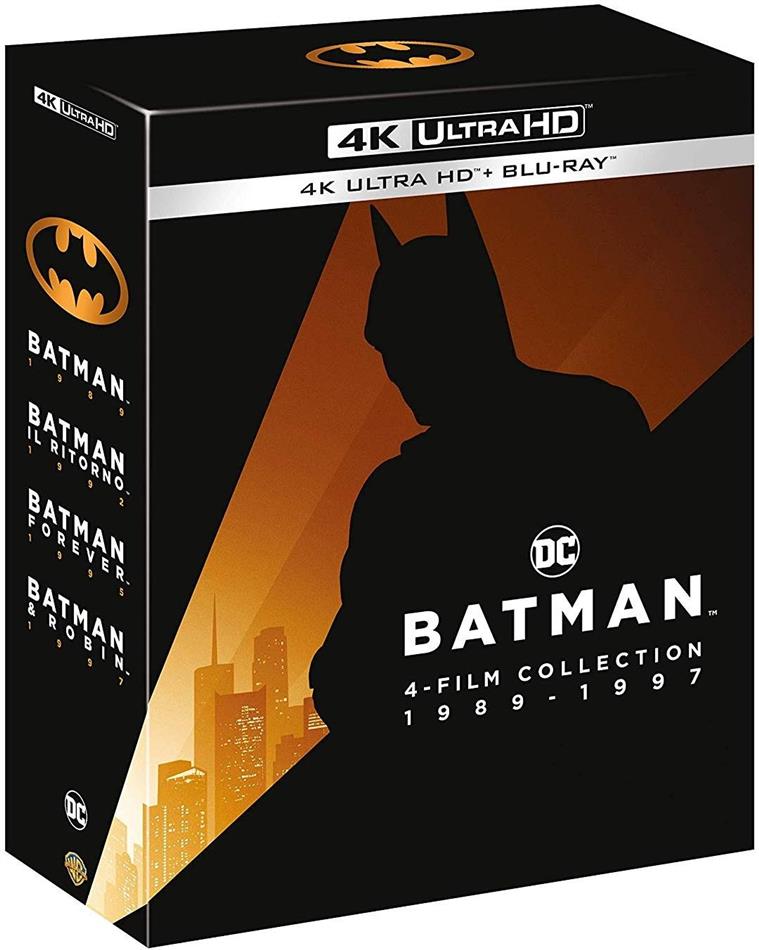 Batman 1989 - 1997 - 4-Film Collection 4 4K Ultra HDs + 4 Blu-rays