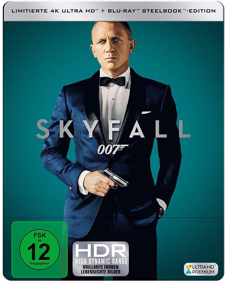 James Bond: Skyfall (2012) Limited Edition, Steelbook, 4K Ultra HD + Blu-ray