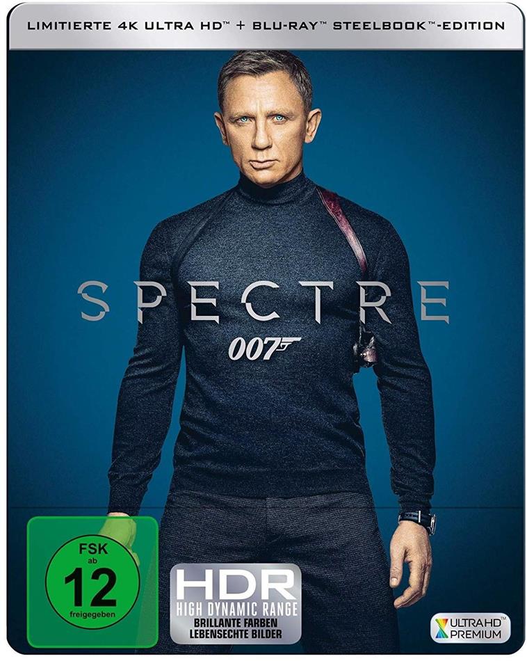 James Bond: Spectre (2015) Limited Edition, Steelbook, 4K Ultra HD + Blu-ray