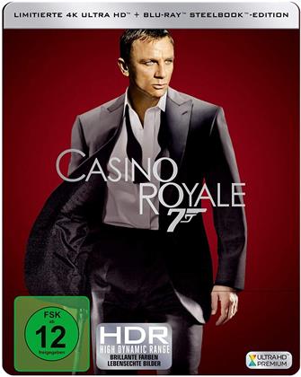 James Bond: Casino Royale (2006) (Limited Edition, Steelbook, 4K Ultra HD + Blu-ray)