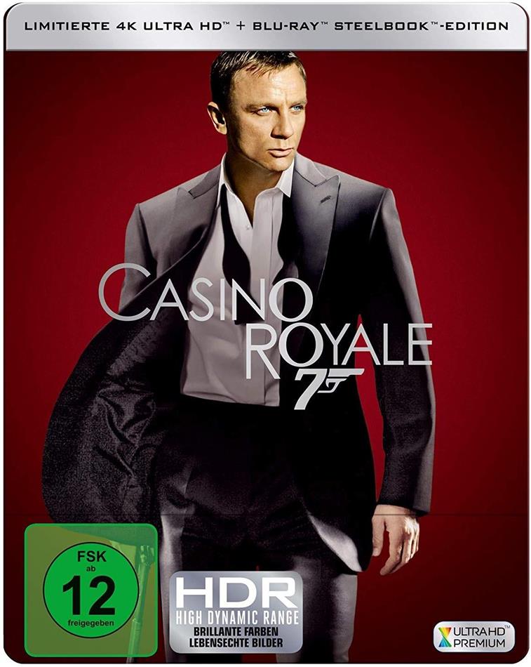 James Bond: Casino Royale (2006) Limited Edition, Steelbook, 4K Ultra HD + Blu-ray