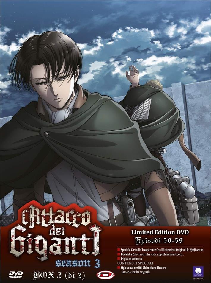 L'attacco dei Giganti - Stagione 3 - Vol. 2 Edizione Limitata, 2 DVD
