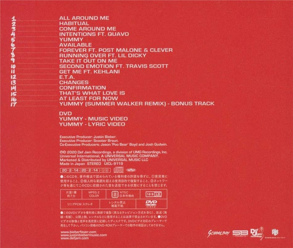 Justin Bieber - Changes + Bonustrack, Japan Edition, Deluxe