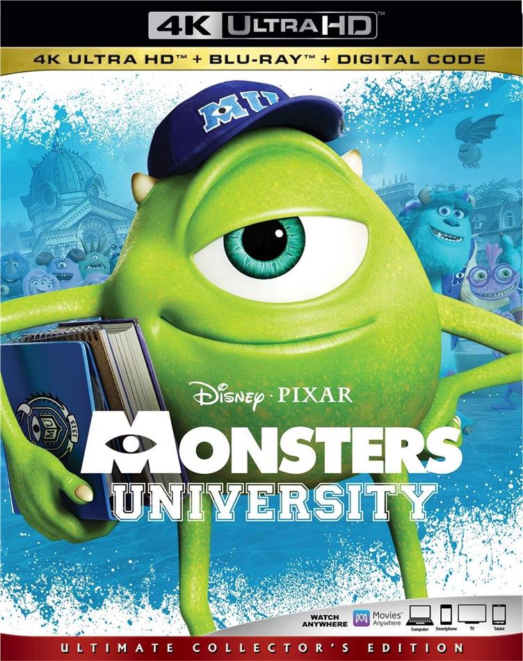 Monsters University (2013) Ultimate Collector's Edition, 4K Ultra HD + Blu-ray