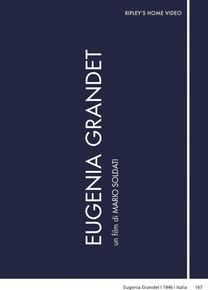 Eugenia Grandet (1946) Ripley's Home Video, b/w