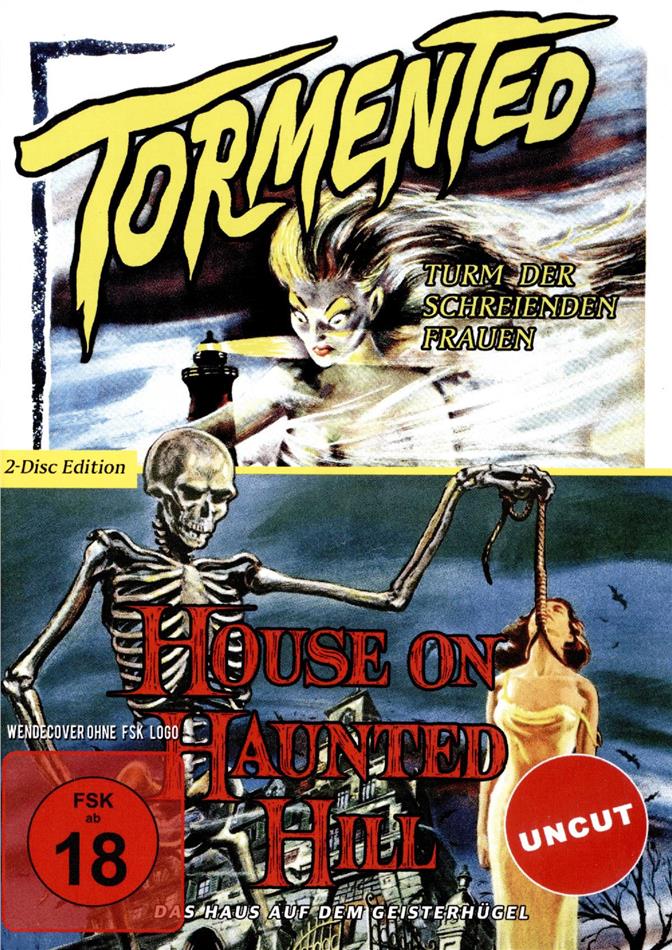 Tormented - Turm der schreienden Frauen / House on Haunted Hill - Das Haus auf dem Geisterhügel Uncut, 2 DVD